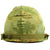 Original U.S. Vietnam War USMC M1 Helmet with Personalized Reversible Camouflage Cover Original Items