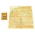 Original U.S. WWII Silk Escape Map of Western Europe 43/C 43/D with Waterproof Pouch Original Items