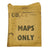 Original U.S. WWII Silk Escape Map of Western Europe 43/C 43/D with Waterproof Pouch Original Items
