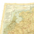 Original U.S. WWII Silk Escape Map of Western Europe 43/C 43/D with Waterproof Pouch Original Items
