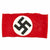 Original German Early WWII SA Multi-piece Wool & Rayon Armband with RZM A4/23 Tag Original Items