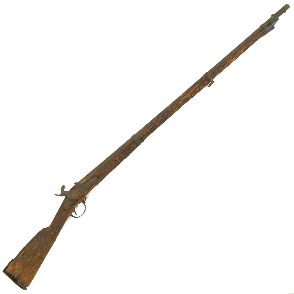 Original U.S. Civil War Era Battlefield Pickup Springfield Model 1842 Percussion Musket dated 1848 Original Items