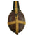Original German WWII Afrikakorps Coconut Canteen by Heinrich Ritter with M31 Breadbag Original Items