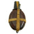 Original German WWII Afrikakorps Coconut Canteen by Heinrich Ritter with M31 Breadbag Original Items