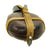 Original German WWII Afrikakorps Coconut Canteen by Heinrich Ritter with M31 Breadbag Original Items