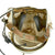 Original U.S. Vietnam War Navy Helicopter Pilot Gentex APH-5 Helmet with Felt Transport Bag Original Items