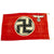 Original German WWII NSDAP Small State Service Flag 19" x 33" - Reichsdienstflagge Original Items
