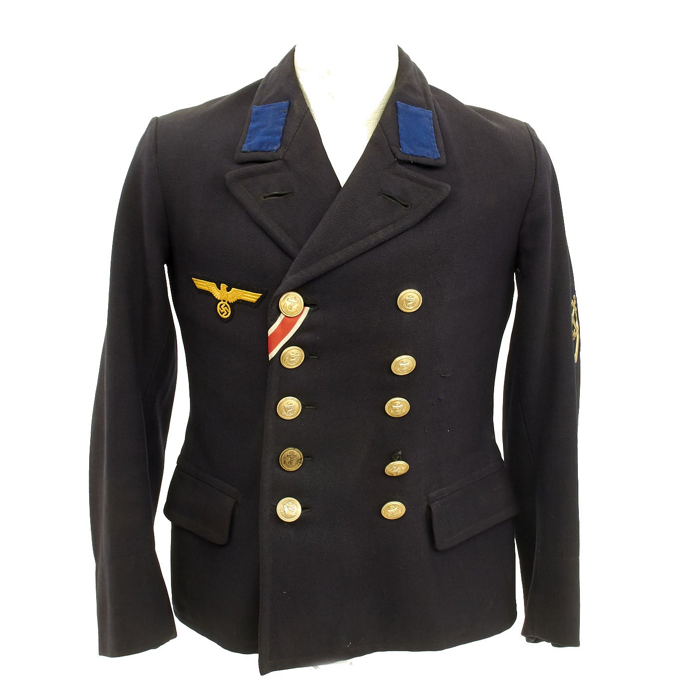 Original German WWII Kriegsmarine Obermaat Reefer Jacket