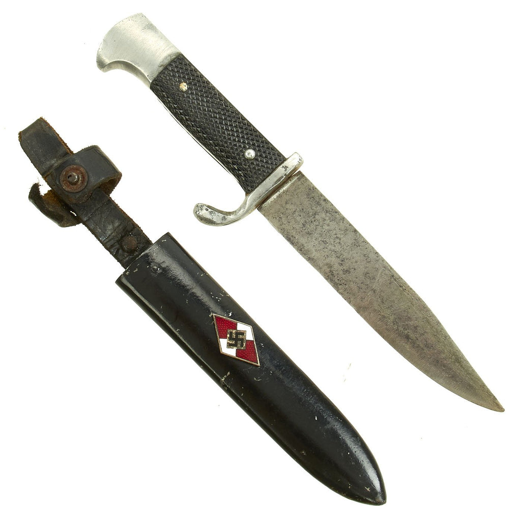 Original German WWII BDM League of German Girls in the Hitler Youth Knife with Scabbard Original Items