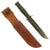 Original U.S. Vietnam War Era Mark 2 KA-BAR Fighting Knife by CAMILLUS in U.S.N. Leather Sheath Original Items