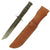Original U.S. Vietnam War Era Mark 2 KA-BAR Fighting Knife by CAMILLUS in U.S.N. Leather Sheath Original Items