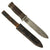 Original German WWII HJ Knife by Gebrüder Gräfrath Converted to USGI Fighting Knife - RZM M7/30 Original Items