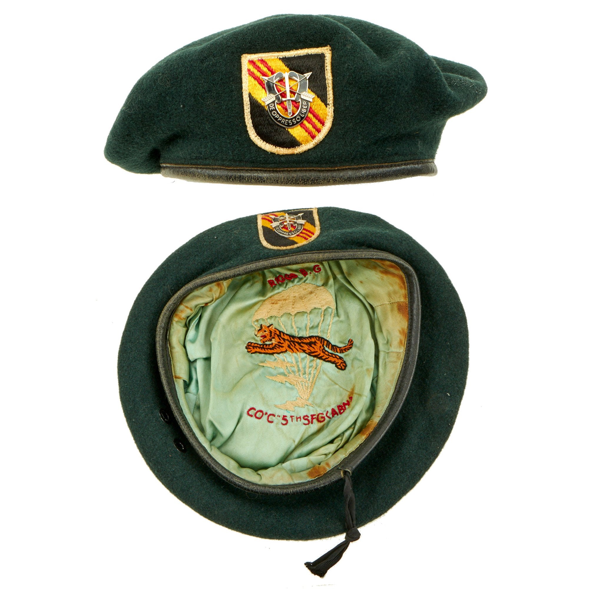 Airborne Military Special Forces Caps 5th Special Forces Vietnam