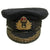 Original British WWII Royal Navy Officers Visor Cap by William Forsythe with Oak Leaves & White Cover Original Items