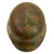 Original German WWII M35 Normandy Camouflage Painted Battlefield Pickup Helmet - Stamped NS62 Original Items