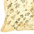Original Japanese WWII Hand Painted Cloth Good Luck Flag - 29" x 34" Original Items