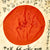 Original Japanese WWII Hand Painted Cloth Good Luck Flag - 29" x 34" Original Items