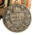 Original Imperial German WWI Era Medal Bar with EKII and Hindenburg Cross - 3 Awards Original Items