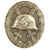 Original German WWII Early Tombak Solid Back Silver Wound Badge in Case Original Items