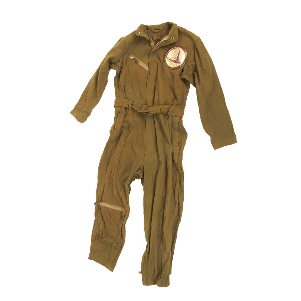 Original U.S. WWII US Army Air Forces Air Transport Command Patched Type A-4 Summer Flight Suit Original Items