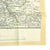 Original British WWII Royal Air Force Air Ministry K3/H2 Silk Escape Map of Spain and North Africa Original Items