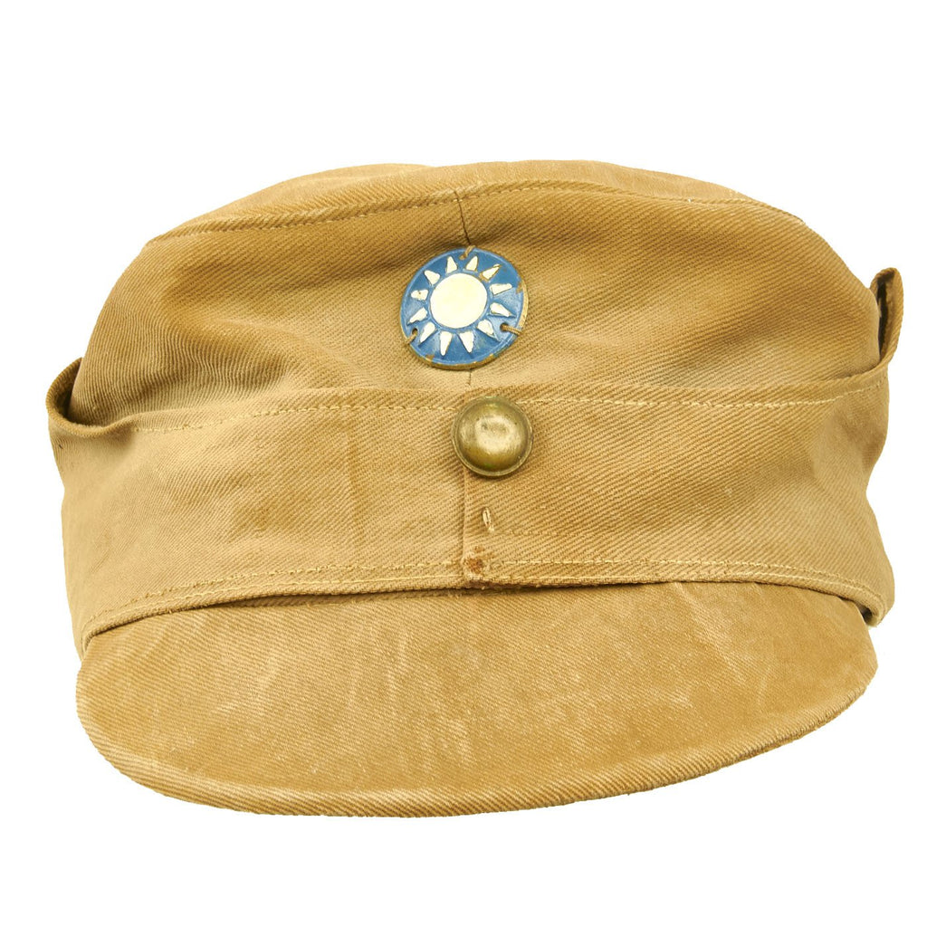 Original WWII Chinese National Revolutionary Army Field Cap - Kuomintang Original Items