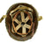 Original U.S. WWII M1 McCord Fixed Bale Front Seam Helmet with Westinghouse Rayon Suspension Liner Original Items