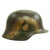 Original German WWII Luftwaffe Double Decal Normandy Camouflage M35 Helmet - SE64 Original Items