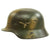 Original German WWII Luftwaffe Double Decal Normandy Camouflage M35 Helmet - SE64 Original Items