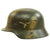 Original German WWII Luftwaffe Double Decal Normandy Camouflage M35 Helmet - SE64 Original Items