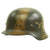 Original German WWII Luftwaffe Double Decal Normandy Camouflage M35 Helmet - SE64 Original Items