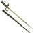 Original French M1874 Gras Bayonet by Châtellerault with Removable Custom Handguard & Scabbard - dated 1877 Original Items