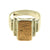 Original U.S. WWII North African Campaign Souvenir Ring marked Tunis 7 - 44 Original Items