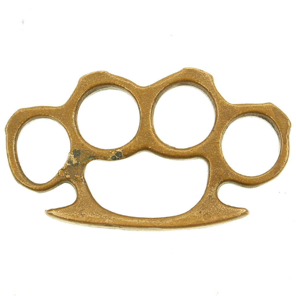 Original U.S. WWII Custom Cast Brass Knuckle Duster Original Items