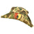 Original U.S. Vietnam War Souvenir Boonie Hat with Cambodia Rocker Patch and Flash Original Items