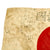 Original Japanese WWII Hand Painted Named Good Luck Flag - Translated - 29" x 34" Original Items