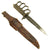 Original U.S. WWI M1918 Mark I Modified Trench Knife by L. F. & C. with Custom Leather Scabbard Original Items