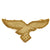 Original German WWII Luftwaffe DAK Afrika Korps Uniform Cut Out Embroidered Breast Eagle Original Items