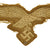 Original German WWII Luftwaffe DAK Afrika Korps Uniform Cut Out Embroidered Breast Eagle Original Items