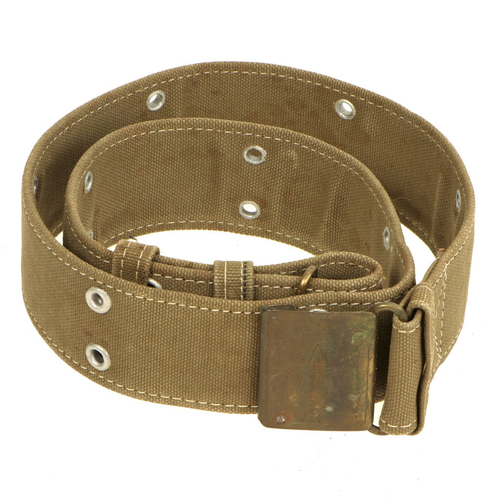 Original U.S. Vietnam War North Vietnamese Army NVA Waist Belt and Buckle Original Items