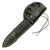 Original U.S. Vietnam War Custom Knuckle Knife with Bayonet Blade & Cast Aluminum Grip and Leather Sheath Original Items