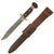 Original Canadian WWI Ross Rifle Bayonet Converted to Fighting Knife with Scabbard Original Items