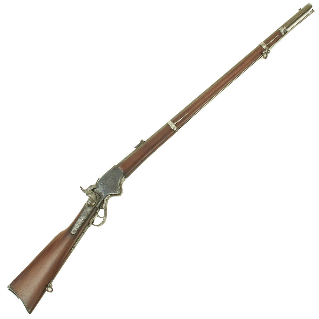 Original U.S. Burnside Model 1865 Spencer Repeating .50cal Rifle Converted for Frontier Use - Serial 18852 Original Items