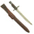 Original Canadian WWI Mk.II Sharpened Ross Rifle Bayonet and Scabbard - dated 1911 Original Items