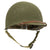 Original U.S. WWII Unissued 1945 M1 McCord Rear Seam Swivel Bale Helmet with MSA Liner Original Items