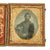 Original U.S. Civil War Federal Officer Sixth Plate Tintype Photograph in Patriotic Case Original Items