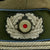 Original German WWII Heer Army Supply & Vehicle Troops Officer Visor Crush Cap Original Items