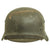 Original German WWII M40 Single Decal Luftwaffe Helmet with 58cm Liner & Chinstrap - Q66 Original Items