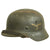 Original German WWII M40 Single Decal Luftwaffe Helmet with 58cm Liner & Chinstrap - Q66 Original Items