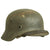 Original German WWII M40 Single Decal Luftwaffe Helmet with 58cm Liner & Chinstrap - Q66 Original Items